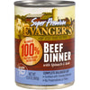 Evanger's Super Premium Beef Dinner canned dog food