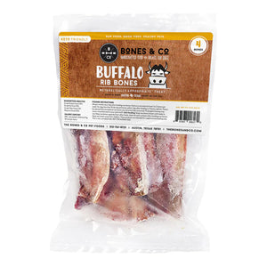 Frozen Buffalo Rib Bones