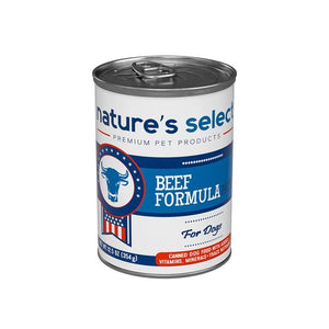 Nature's Select Beef formula pate canned food